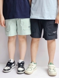 Quần short vải golf 2 túi 4 màu bé trai bé gái Beemon. HA5226