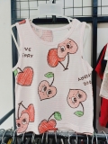 Áo ba lỗ cotton giấy bé gái Maykids. HA5016