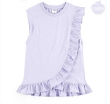 Áo cotton bèo chéo bé gái Andi. HA2786