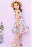 Váy cotton hoa bé gái Andi. HA2254