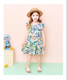 Váy cotton hoa bé gái Andi. HA2254