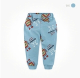 Quần nỉ da cá họa tiết robot bé trai bé gái MM. HA3030