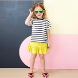 Chân quần váy xếp ly bé gái Petite. HA0512