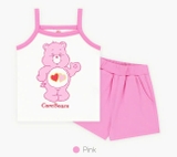 Bộ cotton dây gấu tim 3 màu bé trai bé gái Care. HA1451