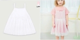 Váy 2 dây voan dập ly phủ ngoài bé gái Jelis. HA4565