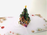 C3D32 - THIỆP 3D CÂY THÔNG NOEL