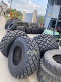 Lốp (vỏ) xe lu rung 23.1-26 MRF Ấn Độ Gai cao, Su lì
