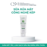 Sữa rửa mặt kép COSIMAGO 50gr -tẩy tbc sạch sâu dưỡng ẩm hỗ trợ sáng da làm dịu và giảm sưng viêm do mụn