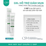 Cosimago SOS Acne Clear Gel 15G - Giải Pháp Chăm Mụn Chuyên Sâu Hỗ Trợ Giảm Mụn Viêm Sưng Kiểm Soát Bã Nhờn Làm Dịu Da
