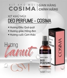 Xịt khử mùi hôi cơ thể ( nách , chân) Cosima 60ml MÀU HỒNG