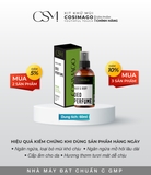 Xịt khử mùi hôi có thể (nách ,chân ) Cosimago 60ml màu xanh lá