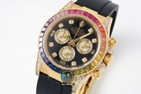 NEW 2022 / JVS FACTORY BEST 1:1 / ROLEX DAYTONA OYSTER RAINBOW 🌈 DIAMOND 40 X 12,5MM CAL.7750