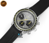 NEW 2021 / HR FACTORY BEST 1:1 / OMEGA SPEEDMASTER RACING CHRONOGRAPH 40MM 326.32.40.50