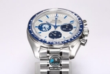NEW 2022 / OS FACTORY BEST 1:1 / OMEGA Speedmaster “Silver Snoopy Award” 50th Anniversary Chronograph 42mm VER.2