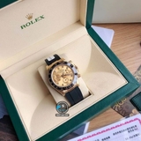 VIP NEW 2021 / ORGINAL FACTORY BEST 1:1 / ROLEX DAYTONA OYSTERFLEX GOLD 18K