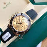 VIP NEW 2021 / ORGINAL FACTORY BEST 1:1 / ROLEX DAYTONA OYSTERFLEX GOLD 18K
