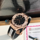 VIP NEW 2023 / ORIGINAL FACTORY BEST 1:1 / HUBLOT CLASIC FUSION 33MM WOMEN VÀNH 36 VIÊN KIM CƯƠNG THIÊN NHIÊN 1,8 CARAT