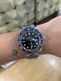 NEW 2021 / CLEAN FACTORY BEST 1:1 / ROLEX GMT MASTER II PESSI THÉP 904L CAL.3186