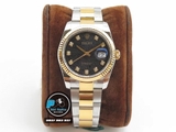 DJ FACTORY BEST 1:1 / ROLEX DATEJUST 36 BRACELET 3D GOLD 18K