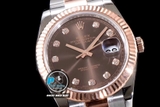 AR FACTORY BEST 1:1 / ROLEX DATEJUST 41 BRACELET CHOCOLATE GOLD