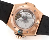 NEW 2022 / MS FACTORY BEST 1:1 / HUBLOT ONE CLICK STEEL DIAMOND RAINBOW KING GOLD 39MM HUB.1270