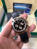 NEW 2021 / N FACTORY BEST 1:1 / ROLEX DAYTONA CAL.4130 OYSTERFLEX EVEROSE GOLD VER.4