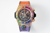 NEW 2022 / ZF FACTORY BEST 1:1 / HUBLOT BIG BANG UNICO DIAMOND RAINBOW 45MM HUB.1280