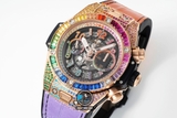 NEW 2022 / ZF FACTORY BEST 1:1 / HUBLOT BIG BANG UNICO DIAMOND RAINBOW 45MM HUB.1280