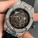 NEW 2020 / HB FACTORY BEST 1:1 / HUBLOT BIG BANG SANG BLEU 45 DIAMOND LIMITED