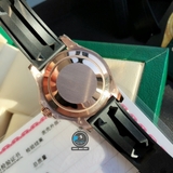 VIP NEW 2021 / ORIGINAL FACTORY 1:1 / ROLEX YACHT MASTER PAVE 40MM 126655 EVEROSE GOLD 18K 6UM