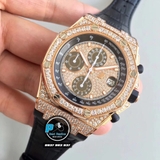 JF FACTORY BEST 1:1 / AP ROYAL OAK OFFSHORE CHRONOGRAPH FULL DIAMOND 42