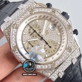 JF FACTORY BEST 1:1 / AP ROYAL OAK OFFSHORE CHRONOGRAPH FULL DIAMOND 42