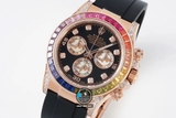 NEW 2022 / JVS FACTORY BEST 1:1 / ROLEX DAYTONA OYSTER RAINBOW 🌈 DIAMOND 40 X 12,5MM CAL.7750