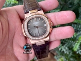 VIP NEW 2021 / ORIGINAL FACTORY BEST 1:1 / PATEK PHILIPPE NAUTILUS 5711/1R 40MM VÀNG HỒNG 18K. VÀNG KIM CƯƠNG THIÊN NHIÊN