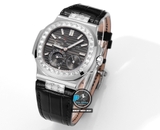 NEW 2023 / GR FACTORY BEST 1:1 / PATEK PHILIPPE NAUTILUS 5724 STEEL CAL.240PS FULL OPTION