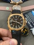 NEW 2021 / 3K FACTORY BEST 1:1 / PATEK PHILIPPE AQUANAUT 5167R 40MM ROSE GOLD CAL.324SC