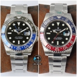 NEW 2021 / GS FACTORY BEST 1:1 / ROLEX GMT MASTER II THÉP 904L CAL.3186