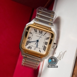 NEW 2023 / ORIGINAL FACTORY BEST 1:1 / CARTIER SANTOS DE LARGE WSSA0037 CORE SW-200 THỤY SỸ 🇨🇭