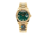 NEW 2023 / RA FACTORY BEST 1:1 / ROLEX DAYDATE 128238 GOLD 36 x 12,5MM DIAMOND BEZEL 💎 CORE 2834