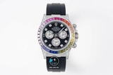 NEW 2022 / JVS FACTORY BEST 1:1 / ROLEX DAYTONA OYSTER RAINBOW 🌈 DIAMOND 40 X 12,5MM CAL.7750
