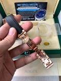 NEW 2021 / N FACTORY BEST 1:1 / ROLEX DAYTONA CAL.4130 OYSTERFLEX EVEROSE GOLD VER.4