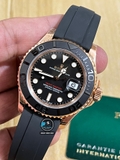 NEW 2023 / VS FACTORY BEST 1:1 / ROLEX YACHT MASTER 40 116655 EVEROSE GOLD CAL.3135