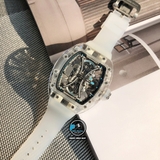 VIP NEW 2021 / ORIGINAL FACTORY BEST 1:1 / RICHARD MILLER RM 53-02 SHAPHIRE CRYSTAL TOURBILLION LIMITED