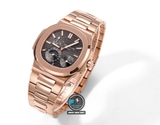NEW 2023 / GR FACTORY BEST 1:1 / PATEK PHILIPPE NAUTILUS 5724 ROSE GOLD CAL.240PS FULL OPTION