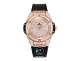 NEW 2022 / MS FACTORY BEST 1:1 / HUBLOT ONE CLICK STEEL DIAMOND 39MM HUB.1270