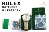 DJ FACTORY BEST 1:1 / ROLEX DATEJUST 36 BRACELET 3D GOLD 18K