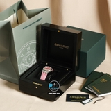 NEW 2021 / ORIGINAL FACTORY BEST 1:1 / AP ROYAL OAK LADY 67601 33MM VÀNH 32 VIÊN KIM CƯƠNG THIÊN NHIÊN 0,65 LY