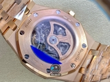 NEW 2022 / APS FACTORY BEST 1:1 / AP ROYAL OAK SKELETON 15407ST 41 X 9,9MM  CAL.3132