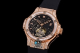 NEW 2022 / DX FACTORY BEST 1:1 / HUBLOT BIG BANG TOURBILLION LIMITED VER.3 DIAMOND