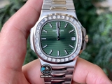 NEW 2022 / 3K FACTORY BEST 1:1 / PATEK PHILIPPE NAUTILUS 5711 DIAMOND BEZEL CAL.324SC